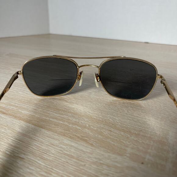 Randolph Engineering RE FGN Italy USA Sunglasses Gold FRAMES ONLY 52-20-140 - Picture 5 of 9